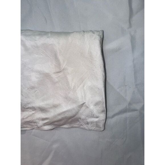 Alice + Olivia white Jacquard style drape camisole Cupro viscose blend small - Picture 8 of 8